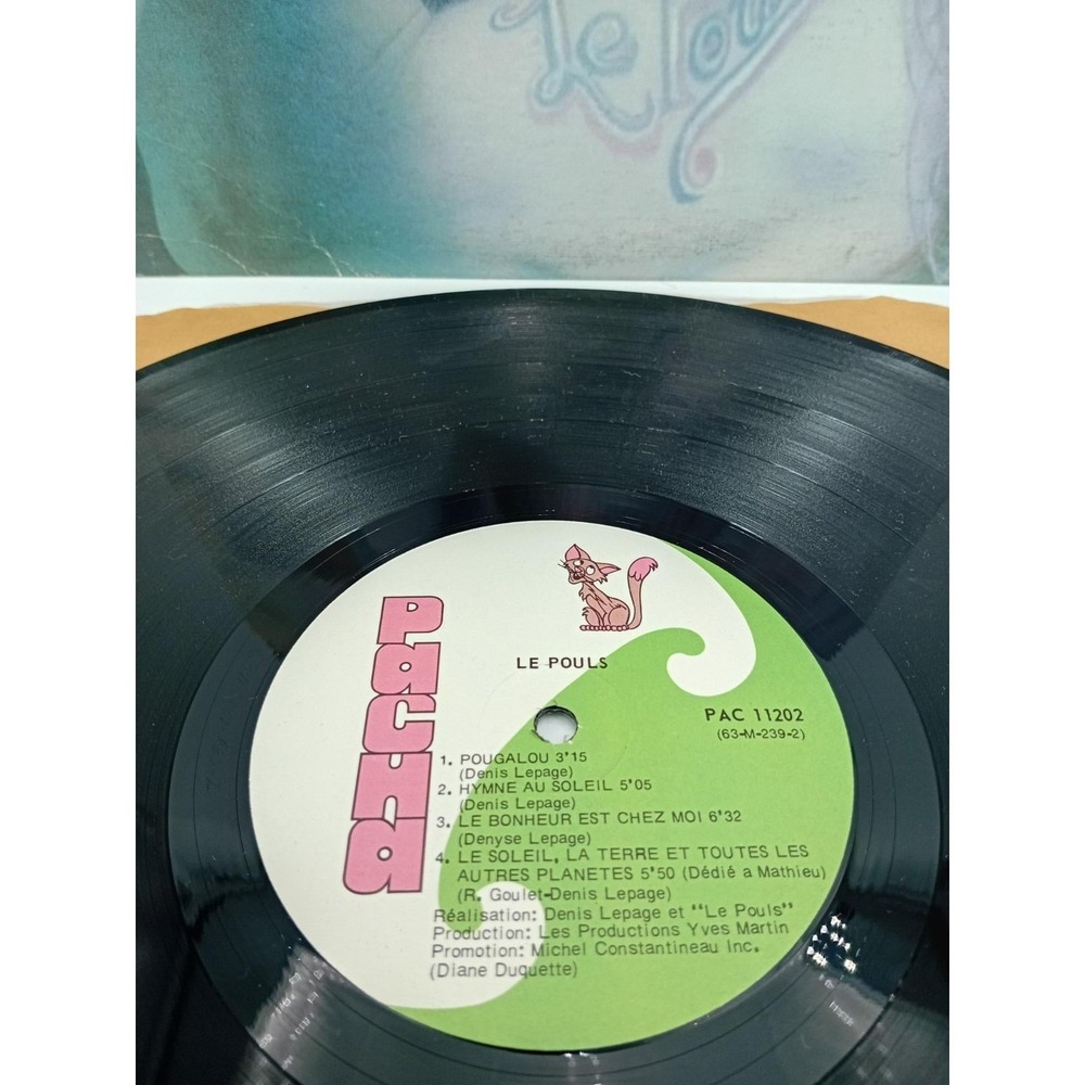 Le Pouls – Self-Titled Vinyl (1976) PAC‎ 11202 – Québec Junk Jazz LP – VG+ - Picture 4 of 4